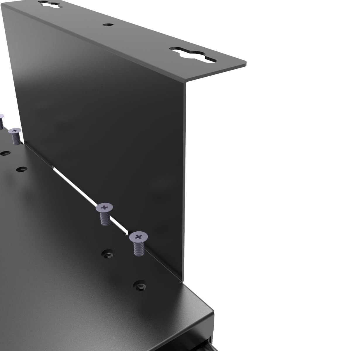 Under Desk Lockable Sliding Drawer Cable Management Storage 17x12x3.2 Inch