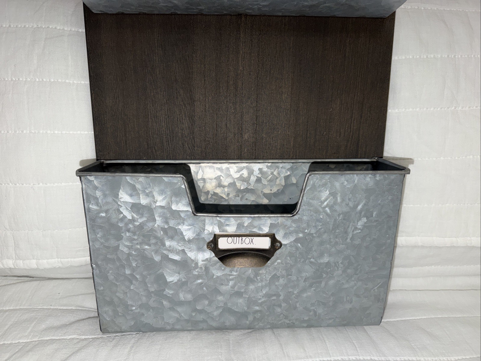 Rae Dunn Wall Hanging Inbox and Outbox