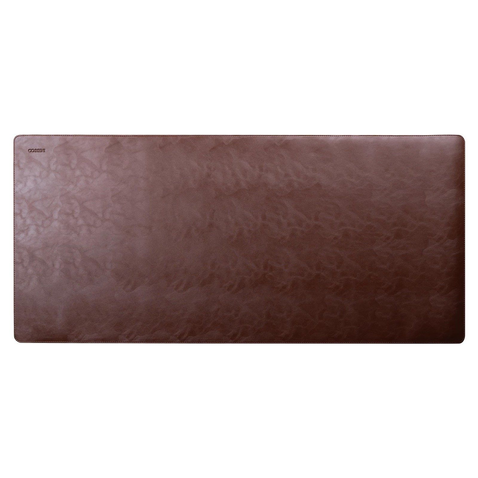 Cossini XL Desk Pad – Large Vegan Leather Mat – 3ft x 1.5ft, Brown