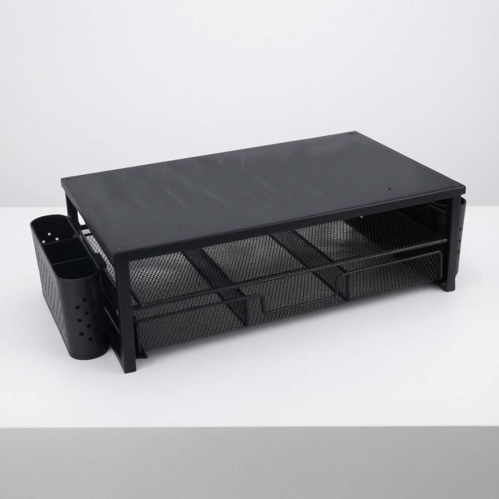 Monitor Riser with Drawer Stable Desktop Monitor Riser Ergonomic for Workspace