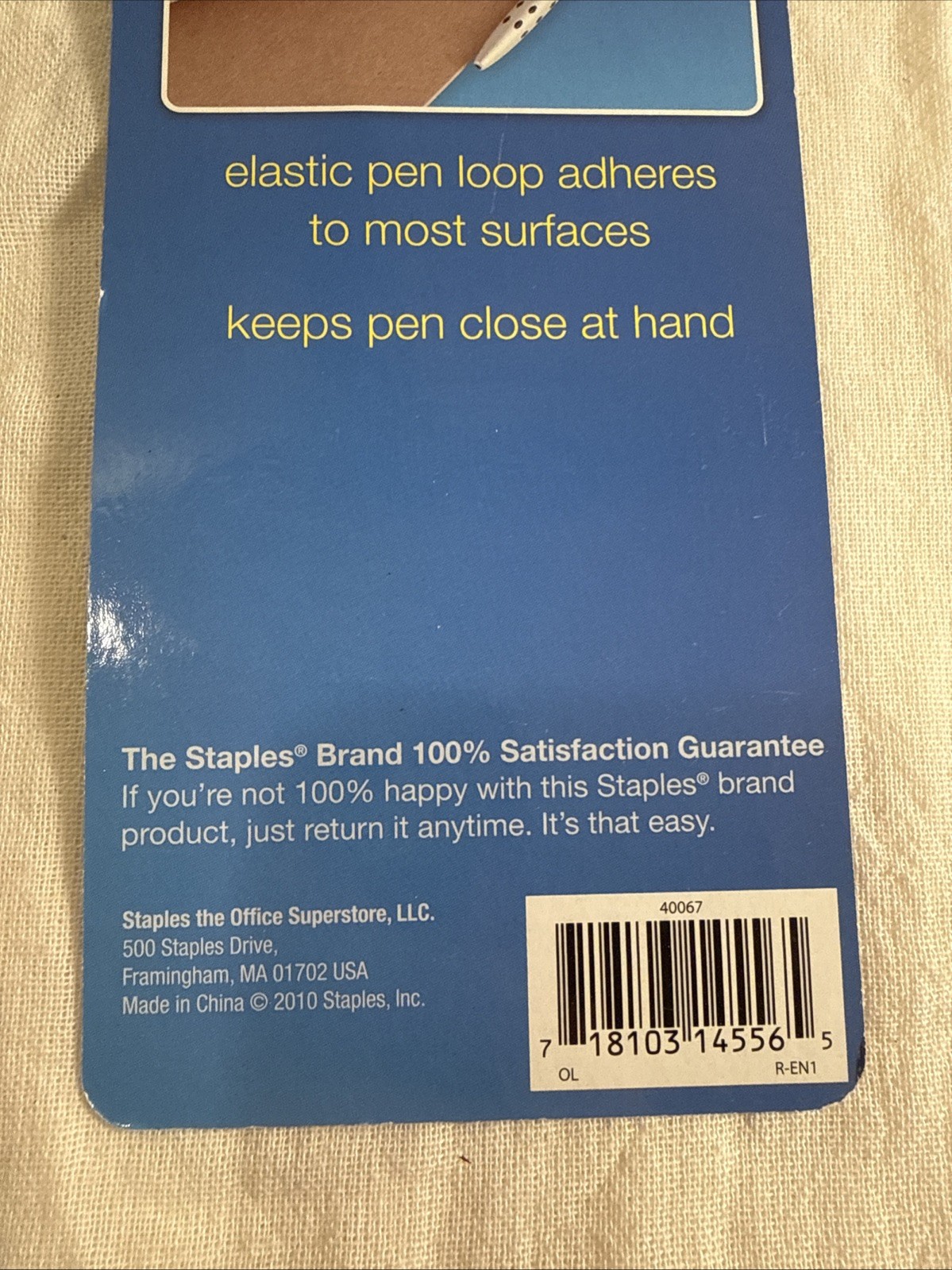 NWT: Staples Adhesive Pen Holder Bundle of 7
