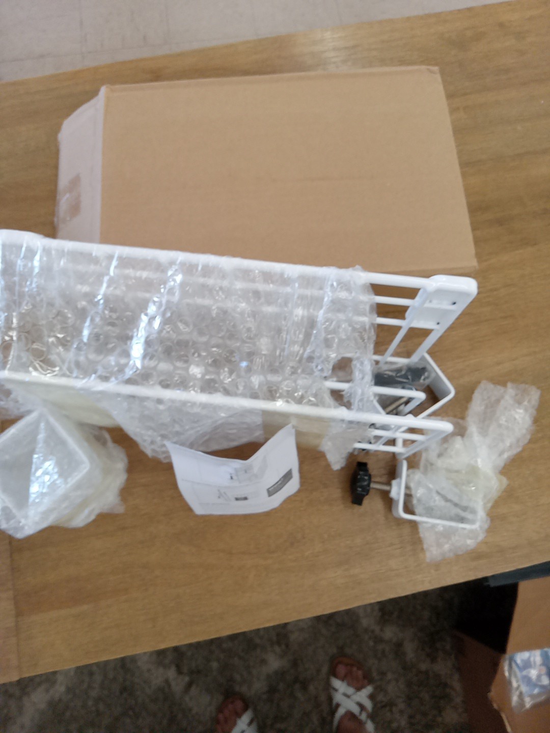 Desk Side Storage Clamp On Storage For Office