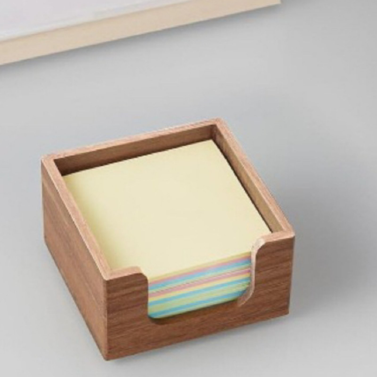 Wooden Napkin Holder No Assembly Required Wooden Business Card Box Easy to
