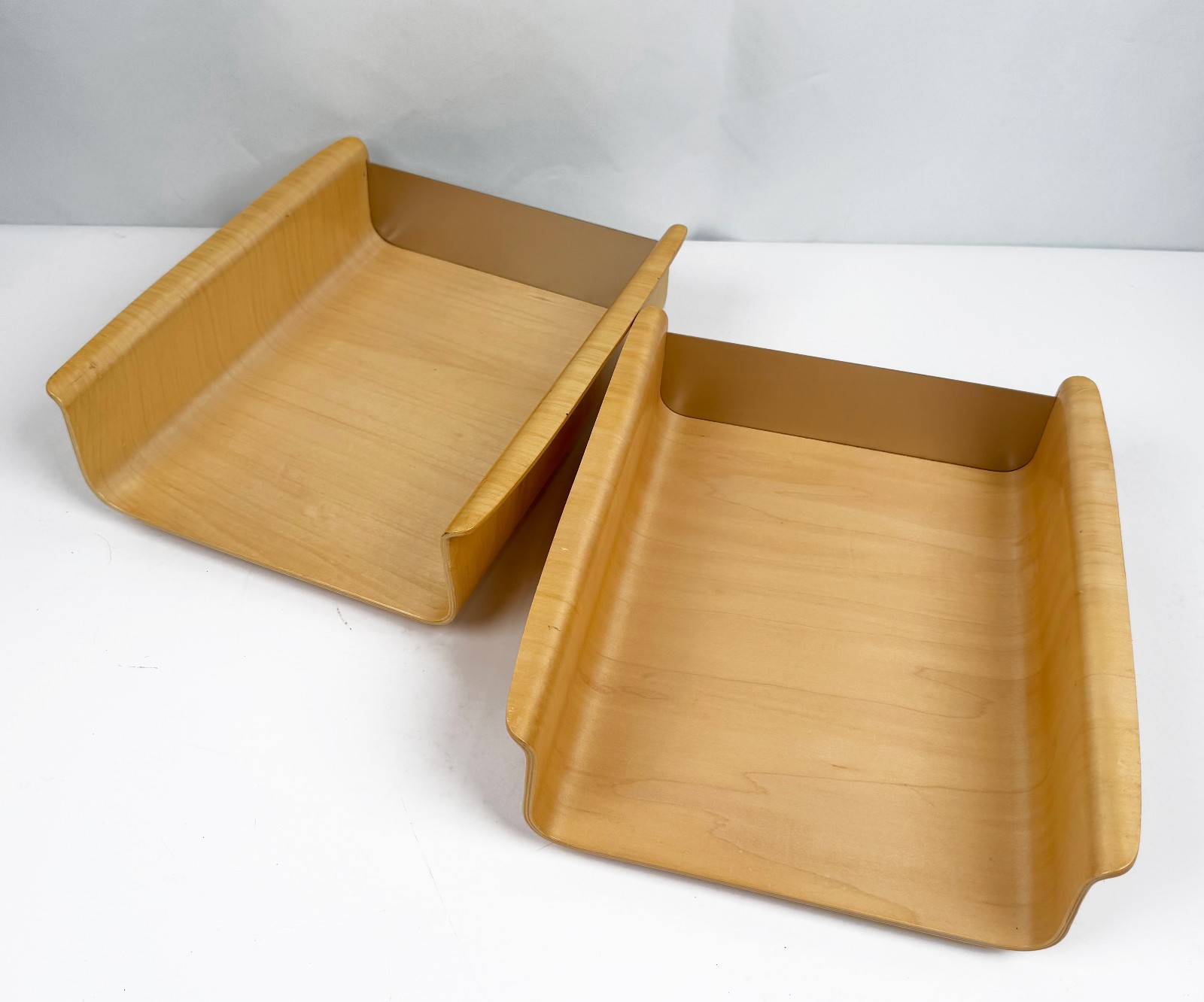 MICHAEL GRAVES Design For Target 2003 | 2-Formed Birch Plywood Letter Trays