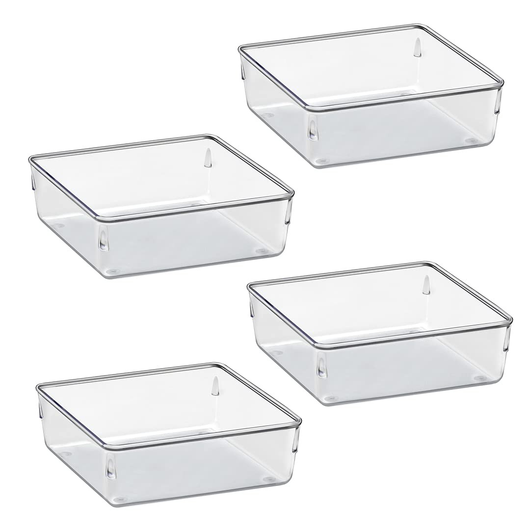 Acrimet Drawer Organizer Modular, Box Tray Storage Bins for Grande, Crystal