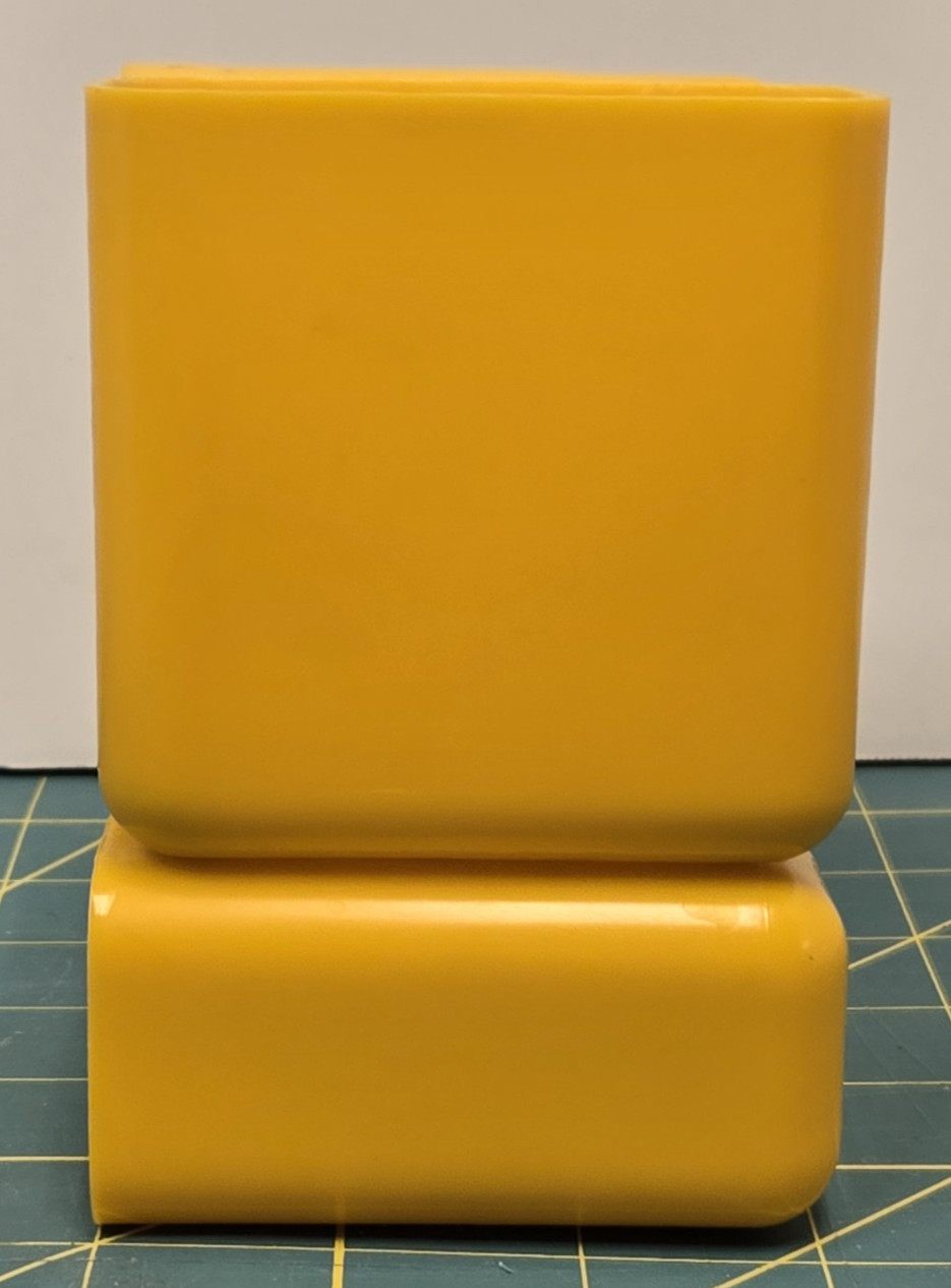 MCM Atomic Modular Desk Organizer Yellow 3 Drawers 1 Cup