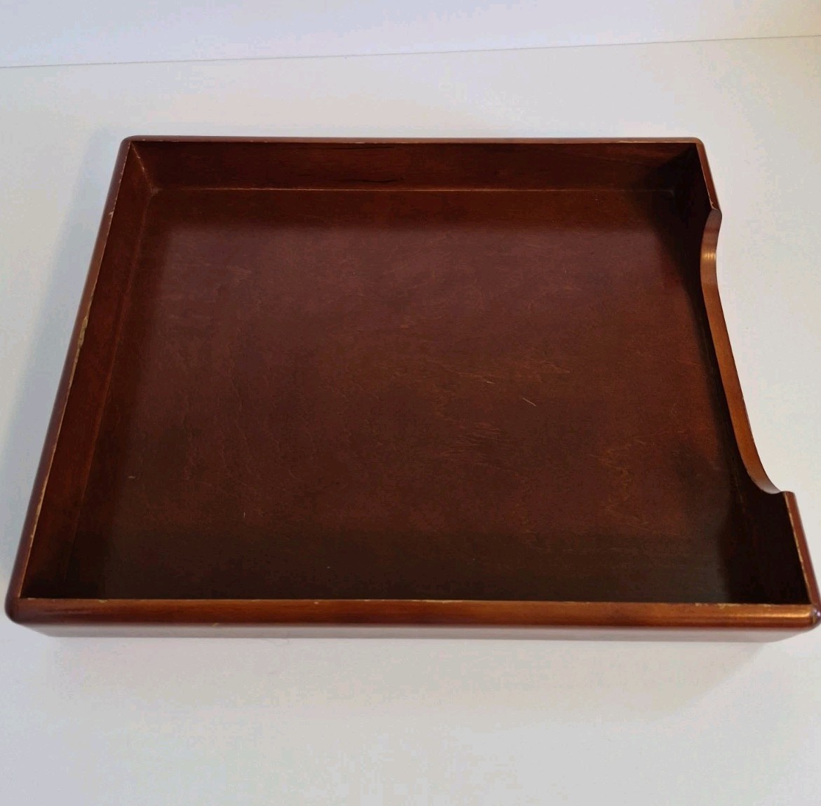 Eldon Cherry Wood Letter & Desktop Tray 10×13 Inch