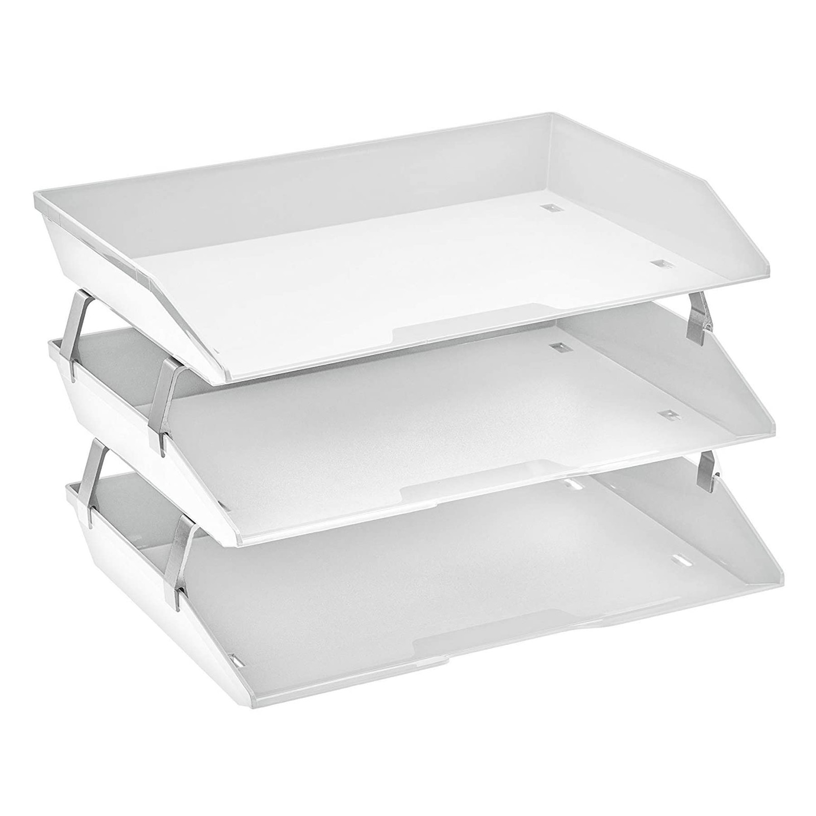 Facility 3 Tier Letter Tray, Side Load, Letter Size/A4, Desktop File Organize…
