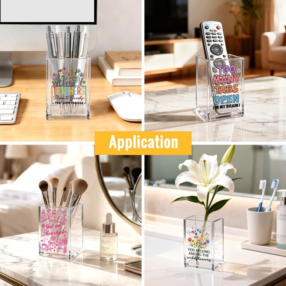 JQYCJTR Never Forget The Difference That You 2.5×2.5×4 in, Transparent018
