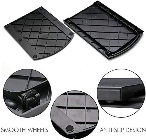Kitchen Caddy Sliding Coffee Tray Mat, Under Cabinet Appliance 1 Set, Gray