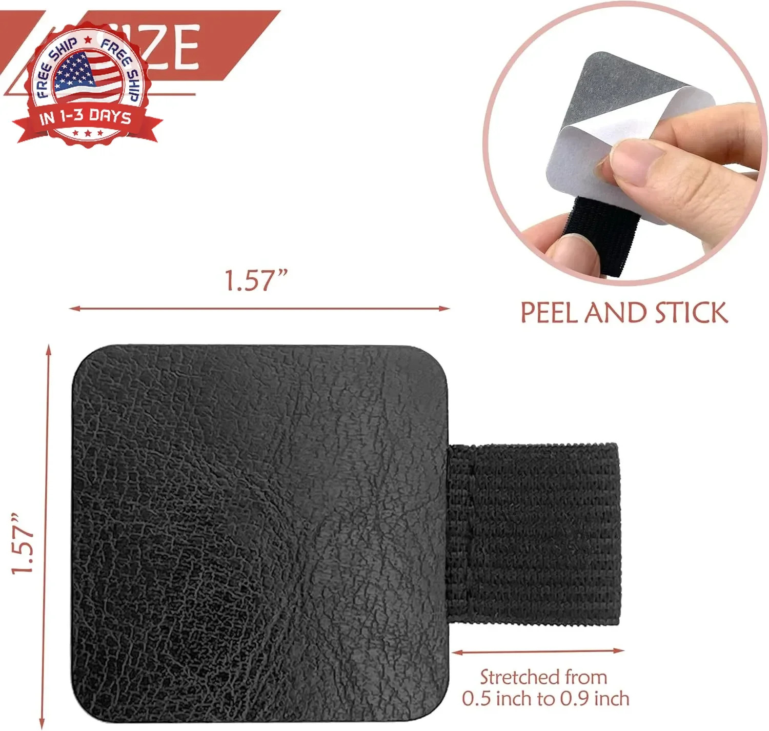 10 PCS Pen Loop Holders Self Adhesive Pen Holder Elastic Notebook Pen Loop for N