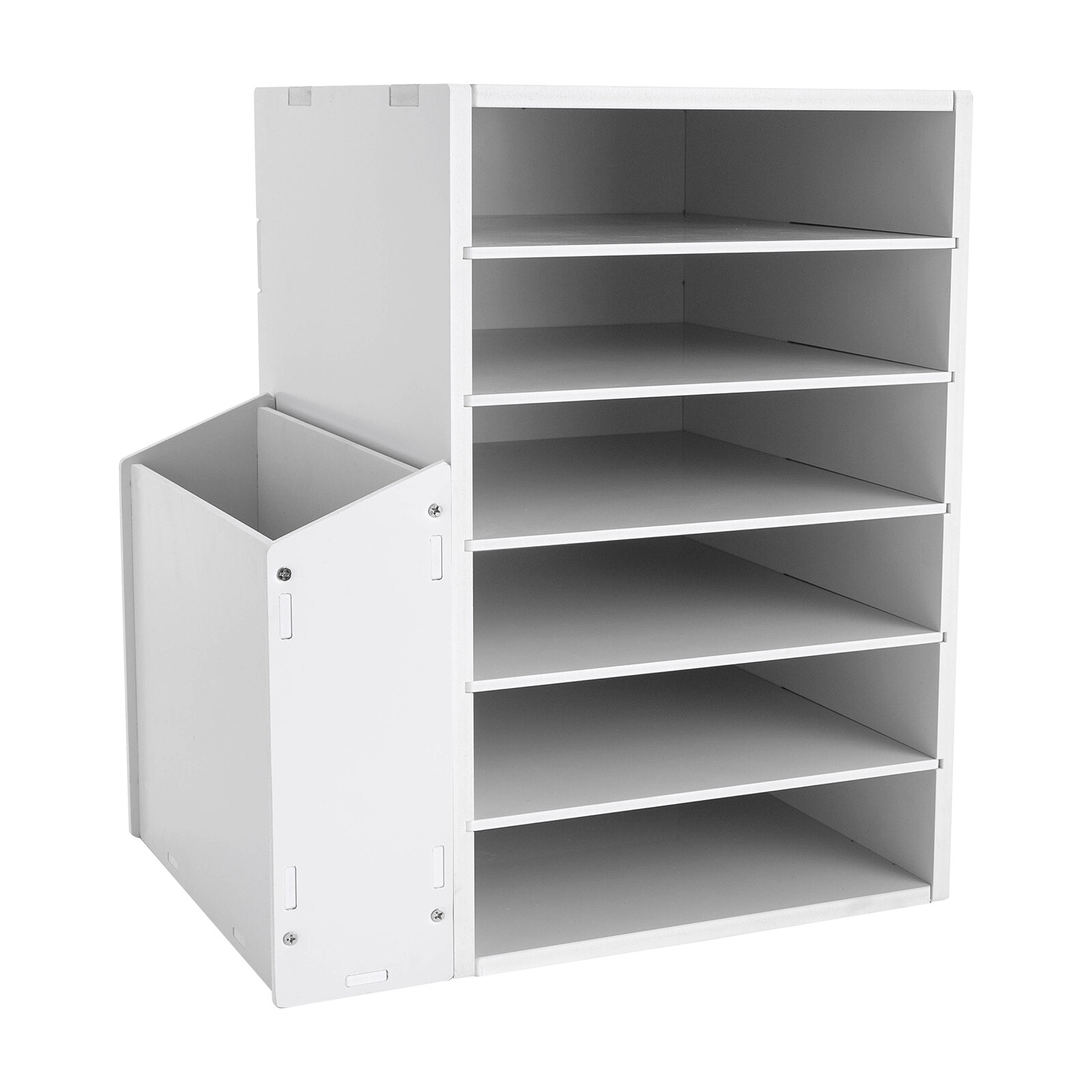 File Organizer PVC Board Letter Desktop Document Folder Office Tray Holder 6Tier