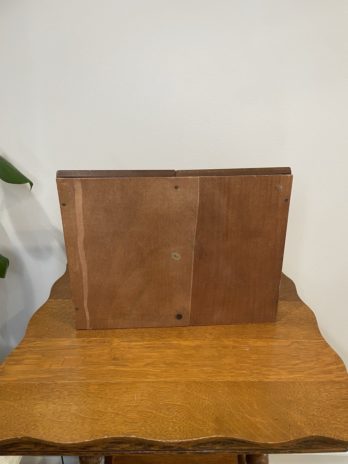 Vintage Style Secretary Desk Organizer Bills/Letters/Paper/Pen/Organizer Brown