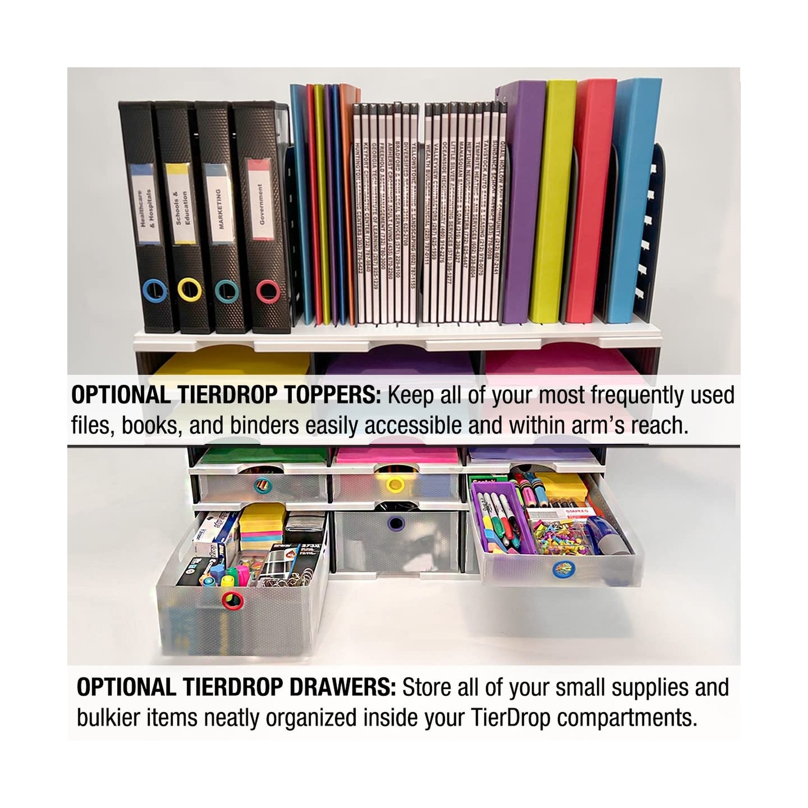 Ultimate Office TierDrop Desktop Organizer Document, Forms, Mail, and Classro…