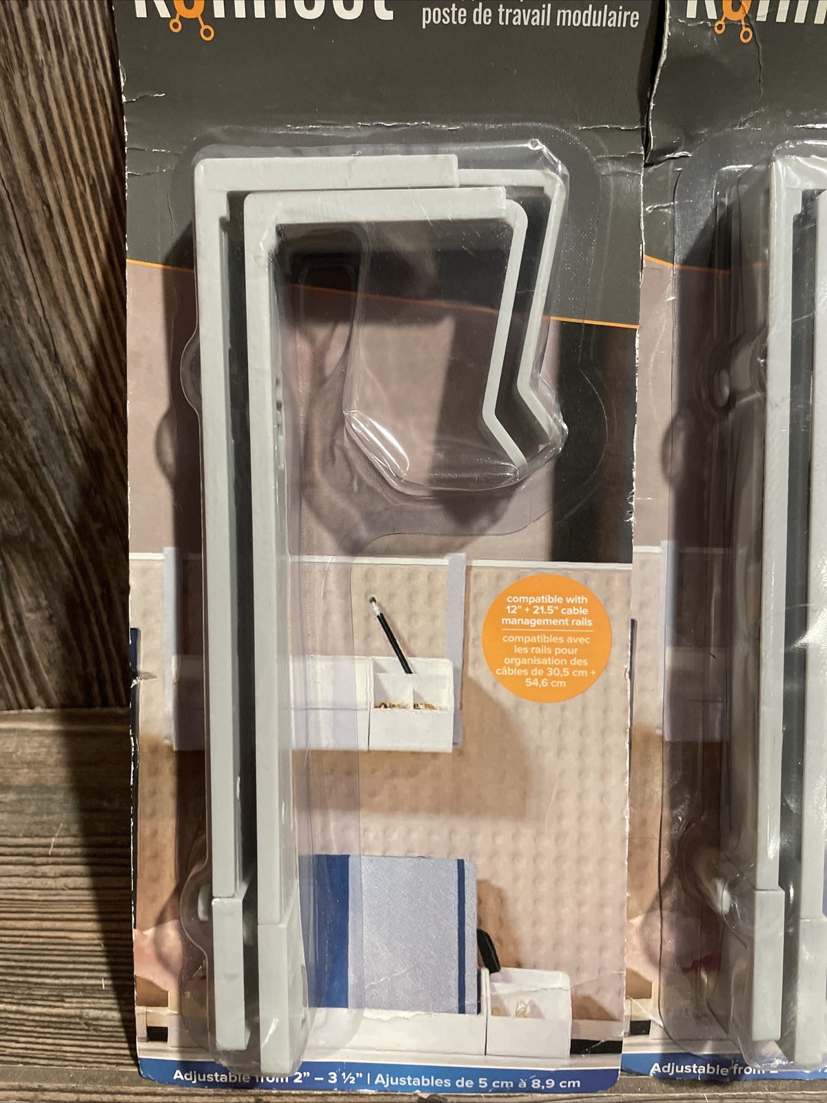 Bostitch Konnect Rail Hanger Lot of 2 Packs – Cubicle Hangers