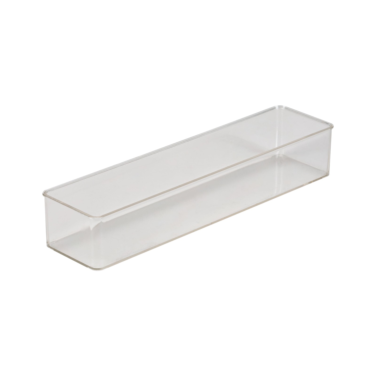 Long Narrow Drawer Organizer 3″ x 12″ Clear Multipurpose Organizer Storage New