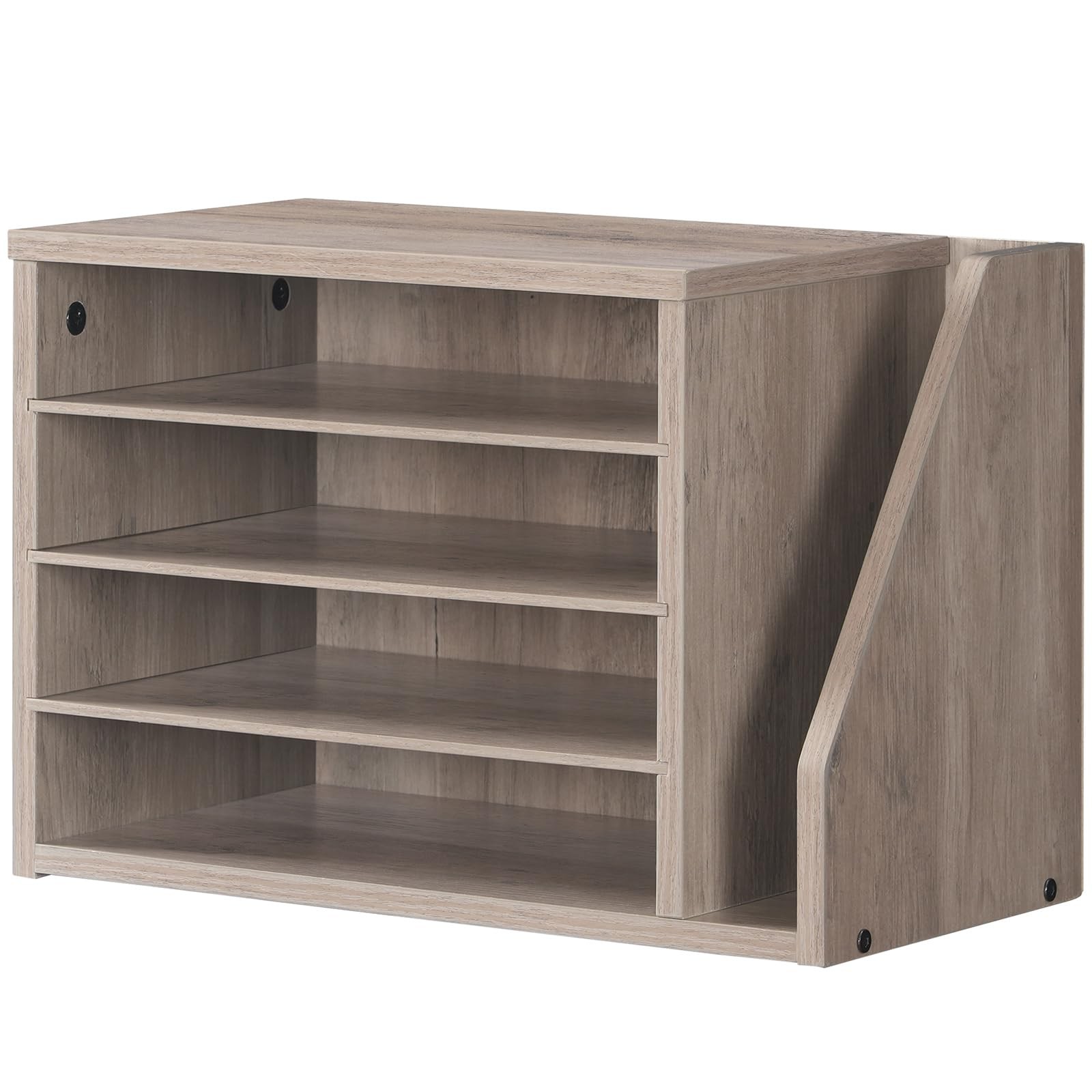 Mail Sorter, Literature Organizer with Adjustable Shelves, Paper Organizer fo…