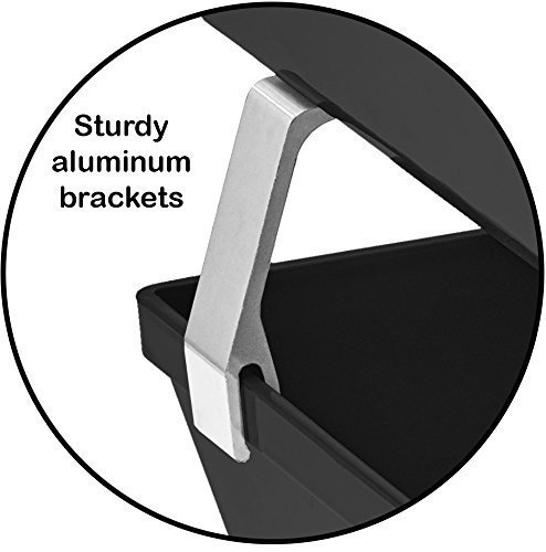 Acrimet Facility 2 Tiers Double Letter Tray Front Loading Design (Black Color)