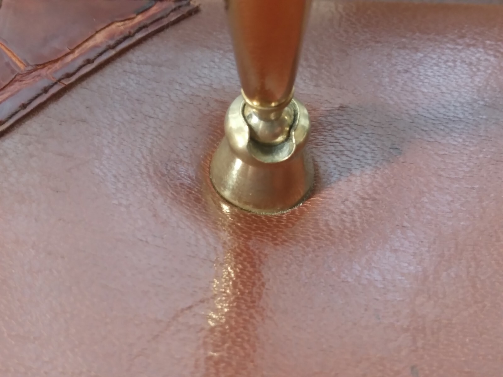 CharlesUnderwood Retired LuxuryPen & Pencil Holder, Alligator & Italian Kid Skin