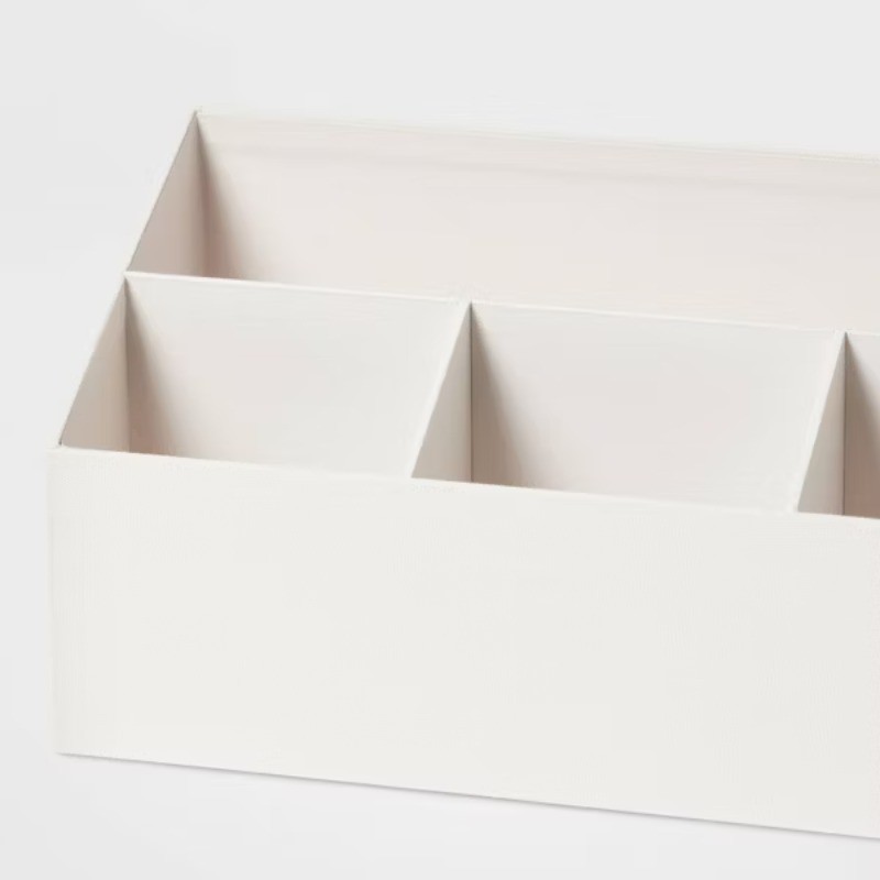 Canvas Desk Tool Holder/Organizer Cream