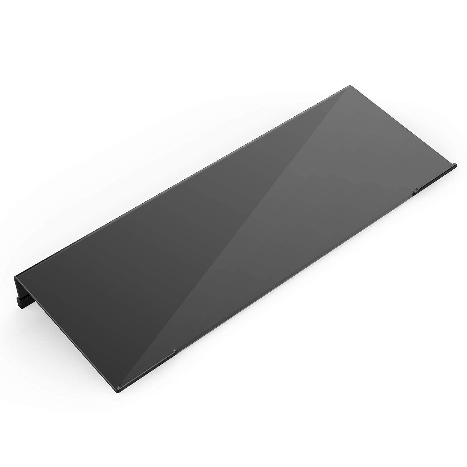 KOTEMON Acrylic Tilted Computer 17″x5.5″x1.5″H Full Size-BLACK, Black