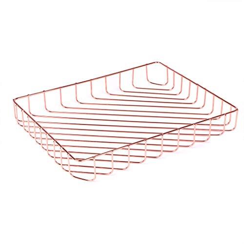 Rose Gold File Organizer for Desk Letter Size Desk Paper Organizer Trays Larg…