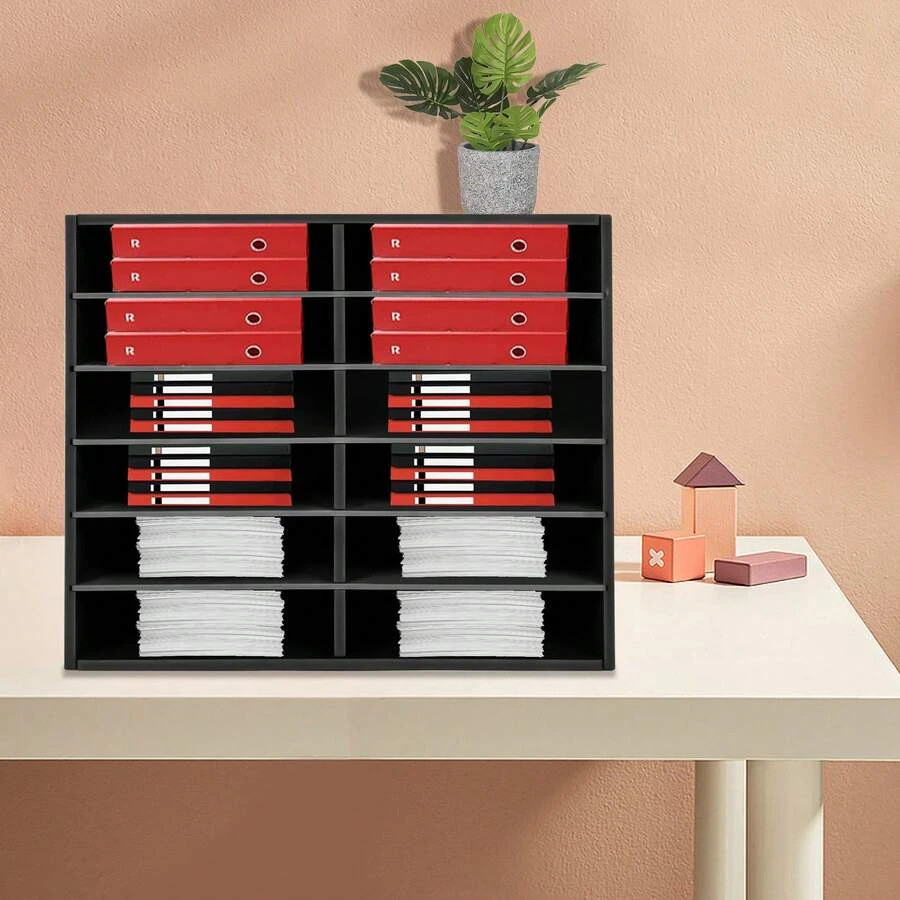 NEW [SHZICMY]Mail Sorter Organizer, Desktop Literature & Document Holder For