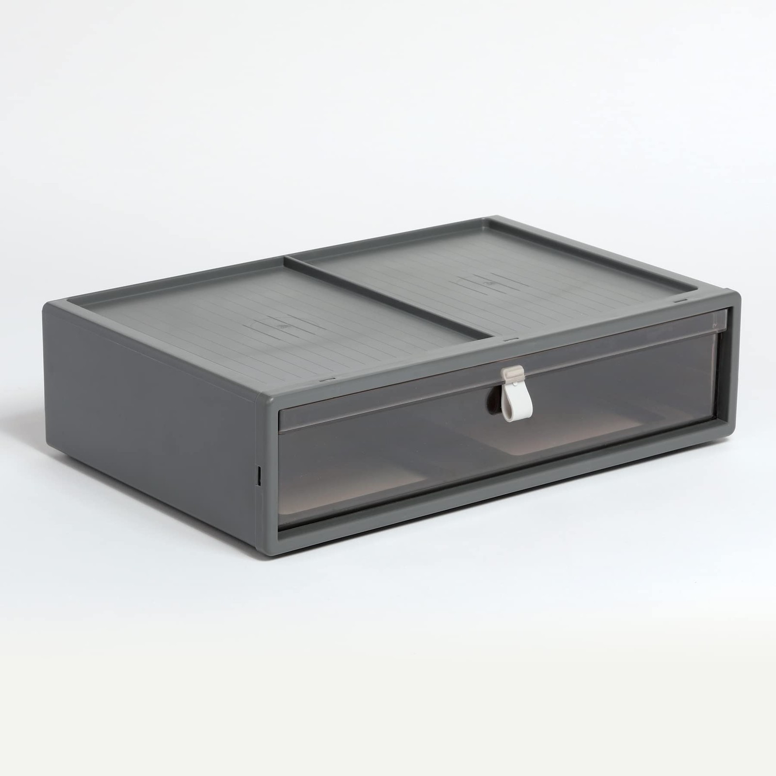 Pendaflex Stackable Drawer, Durable Plastic, Silicon Large, Single, Gray