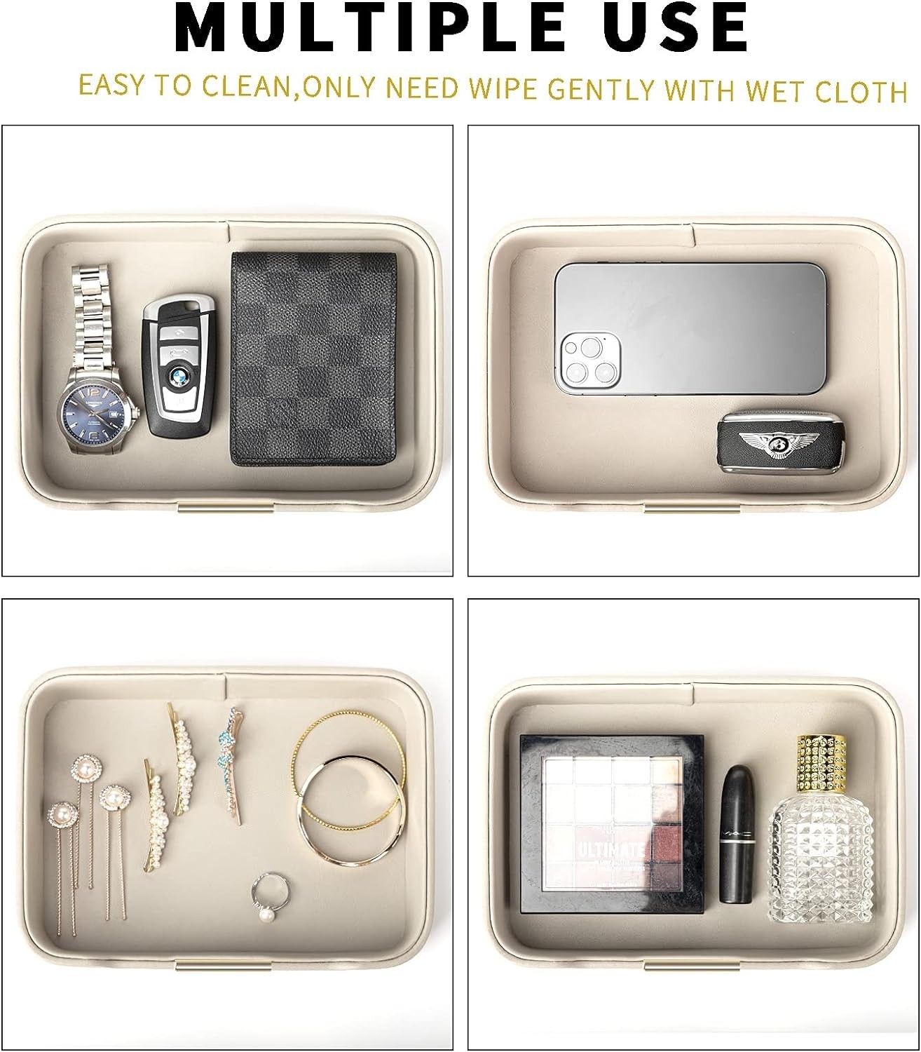 High-Quality Leather Catchall Tray with Polished Finish for Your Essentials