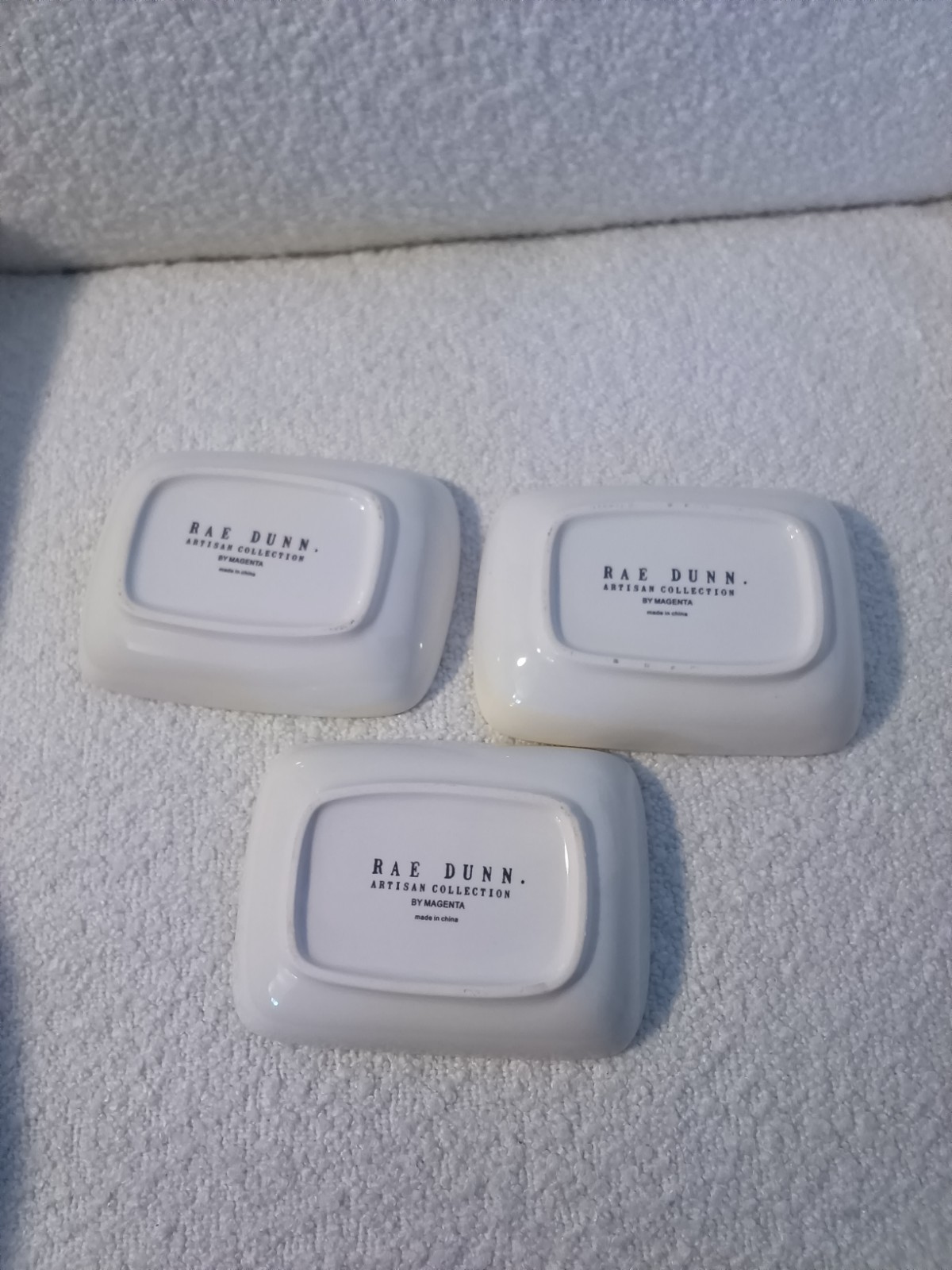 Rae Dunn Office Desk Workspace Drawer Organizer Dish Set Hold Keep Contain NWT