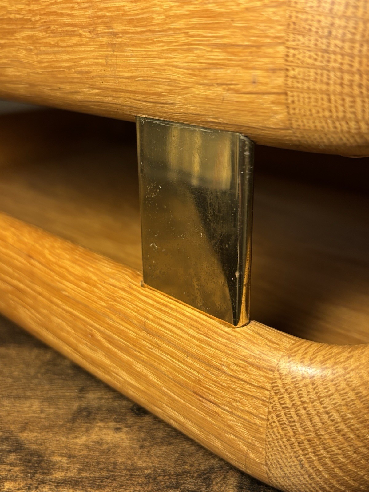 Mid-Century Eldon Woodline Desk Set 2-Piece in Oak, Series 6500