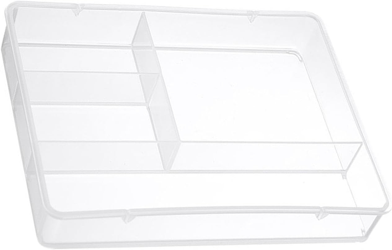 Desktop Organizer Box, Multi Compartment Storage Tray for Office Bathroom Dormit
