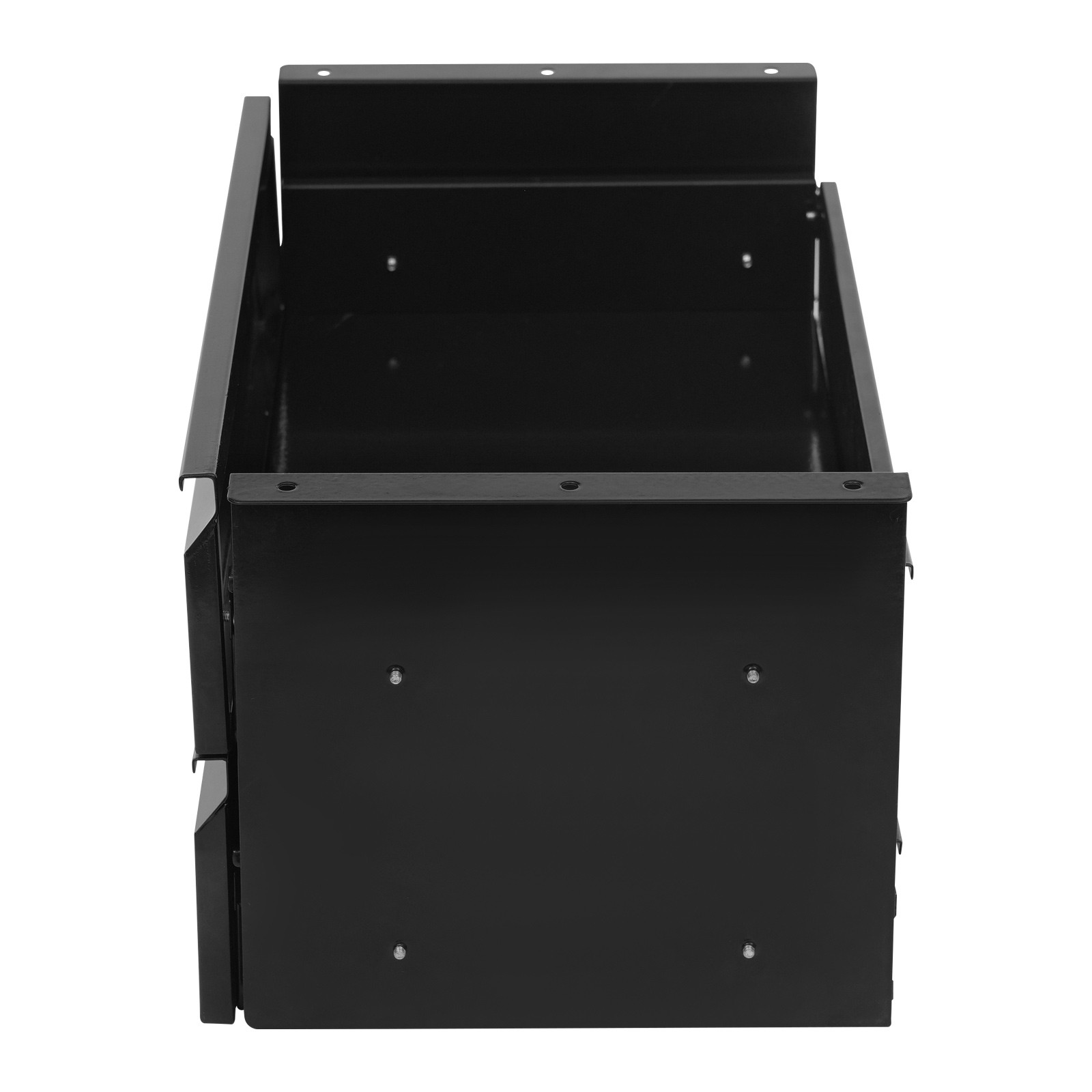 Black Dual Level 16″ Pull Out Under Desk Storage Drawer Set