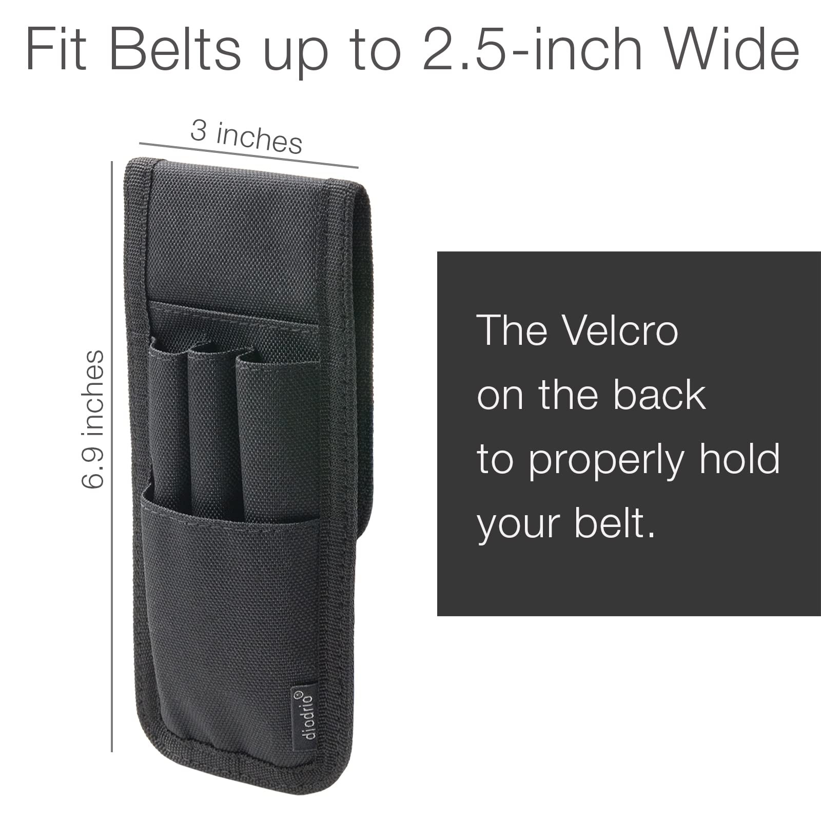 Belt Pen Holder, Pencil Holder Pouch, Pen Sleeve Case Holster for Belt, Hold …