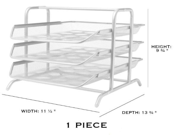 IKEA DOKUMENT 3-Tier Letter And Document Tray in White – 101.449.32 “10035”