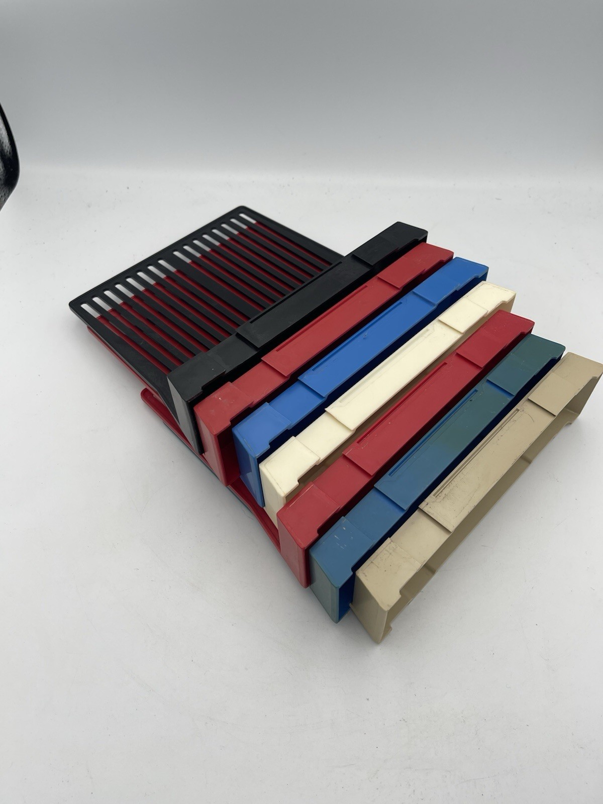 Vintage 1969 – Eldon Office File Memo Letter Desk Organizer Add-A-File Modular