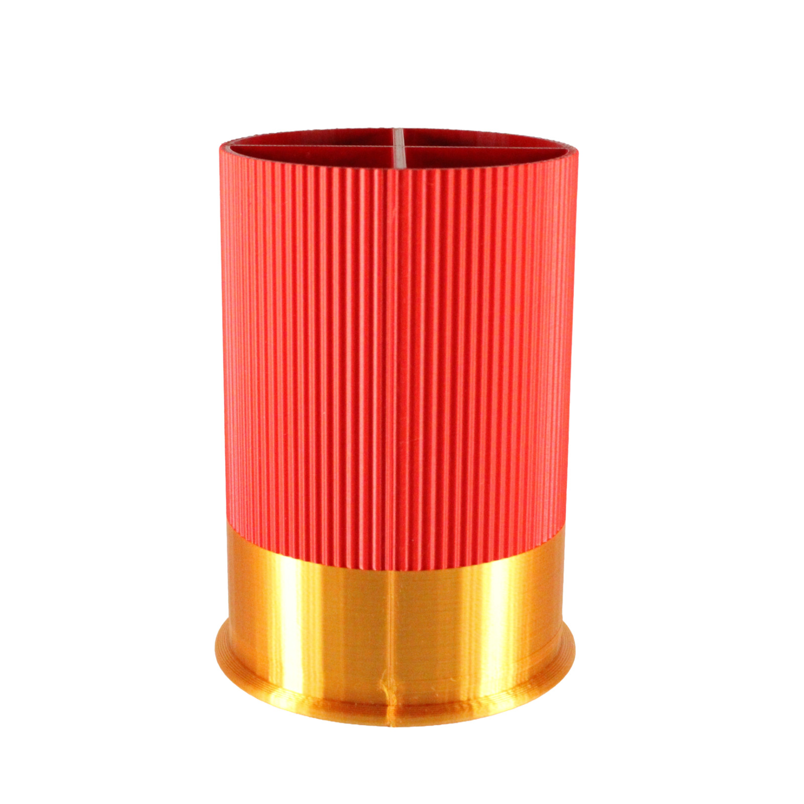 Shotgun Shell Pen Holder – 3D Printed Desk Organizer – Ammo Style Office Gift