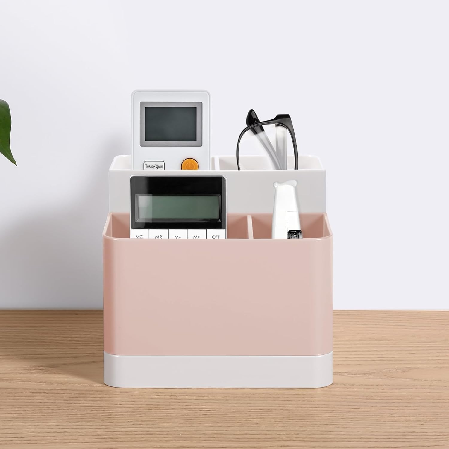 4-Compartment Lightweight Desk Caddy for Pens, Accessories & Cosmetics Care
