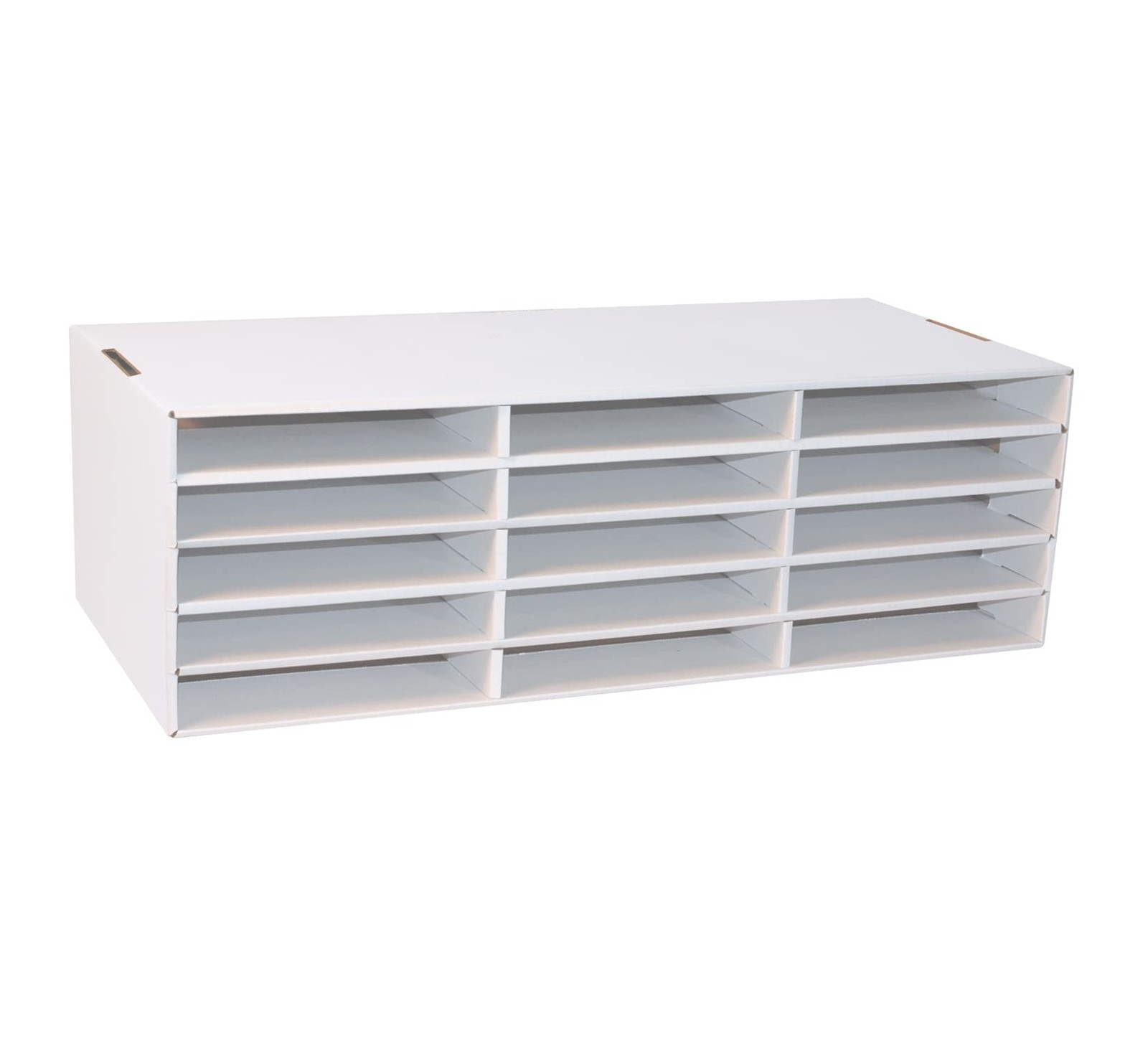 Classroom Keepers 9″ x 12″ Construction Paper Storage, 15-Slot, White, 9-3/8″…