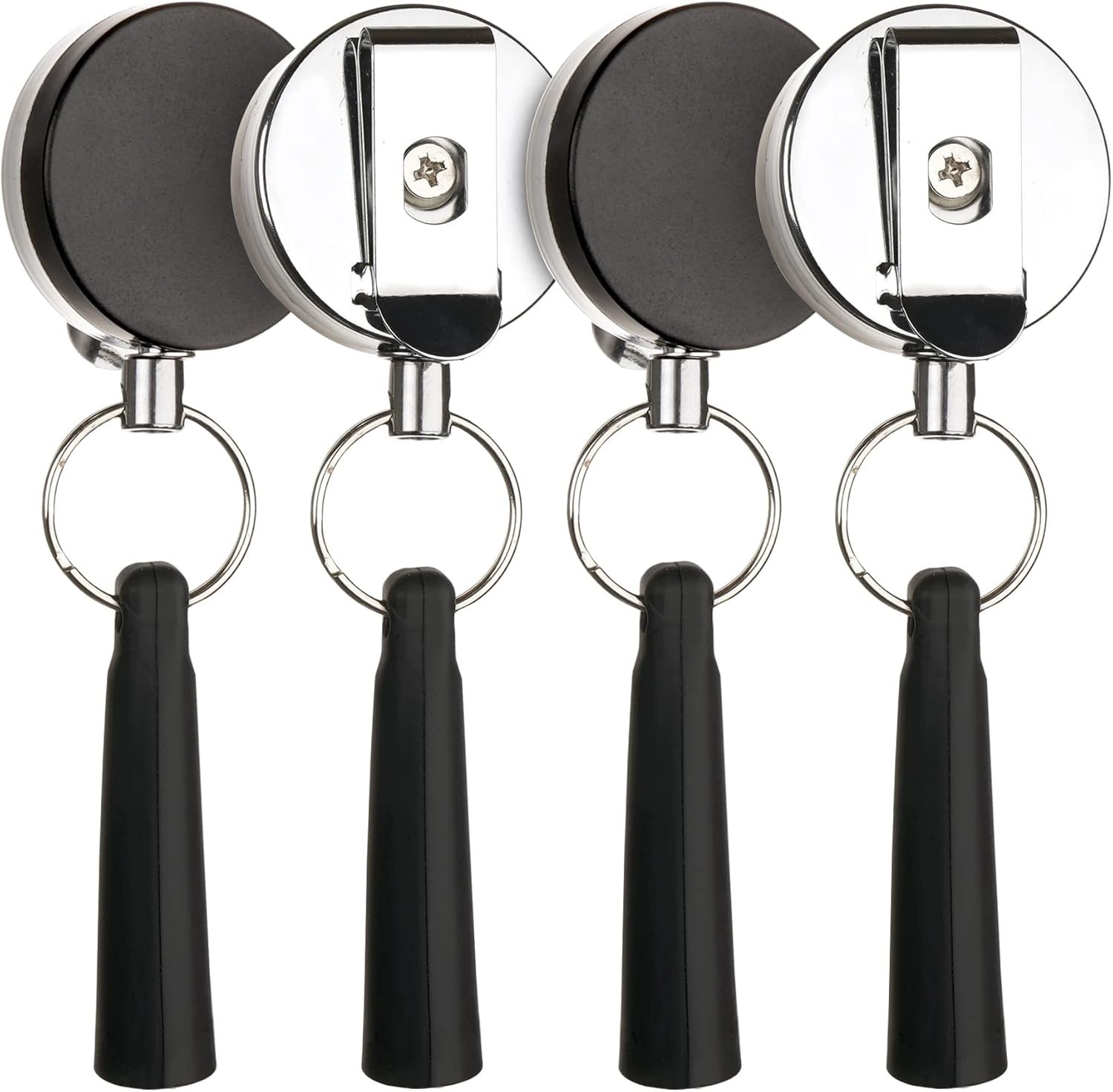 4Pcs Retractable Heavy Duty Pull Pen Pencil Holder for Carpenters Nurses