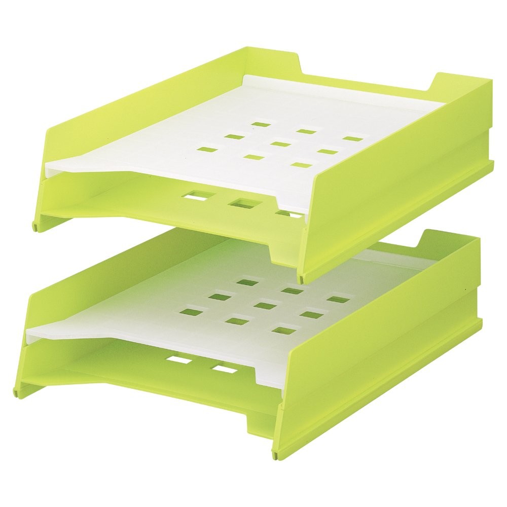 Lihit lab. Multi-Letter Tray A4 Light Green A7300-6