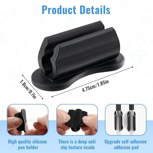 VZZNN Adhesive Pencil Holders for Desk