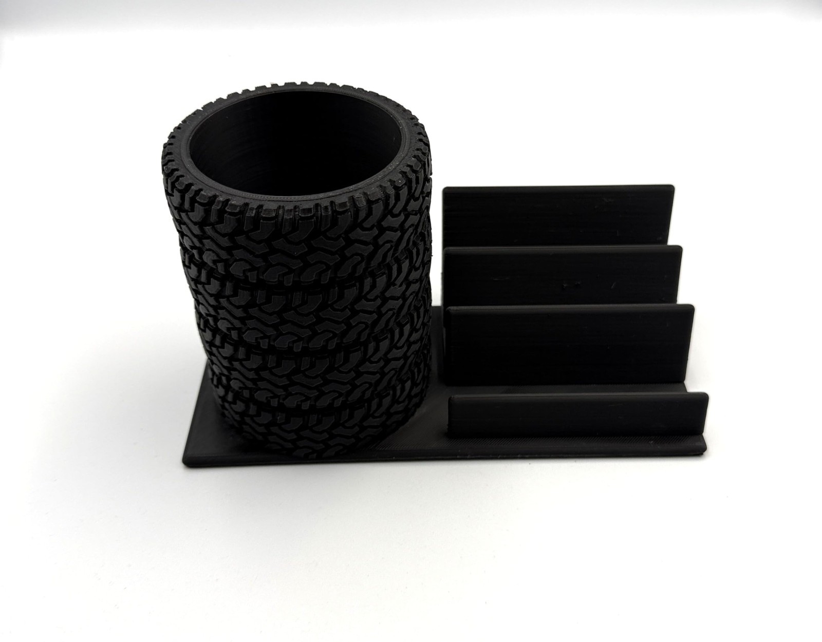 All-Terrain Tire Pen & Pencil-Business Card Hold