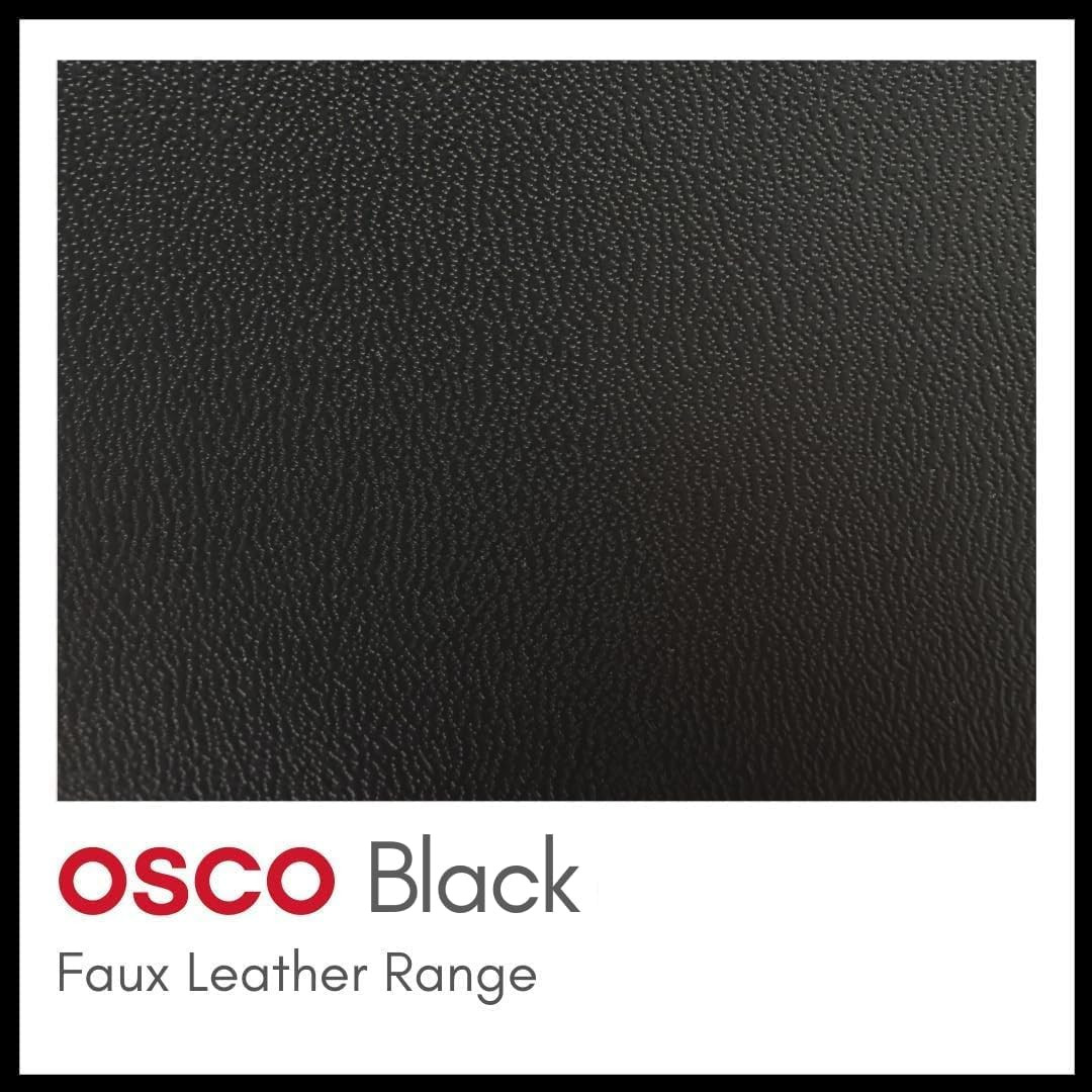 Black Faux Leather Letter Holder | Mail Sorter | Post Rack | Envelope Organiser