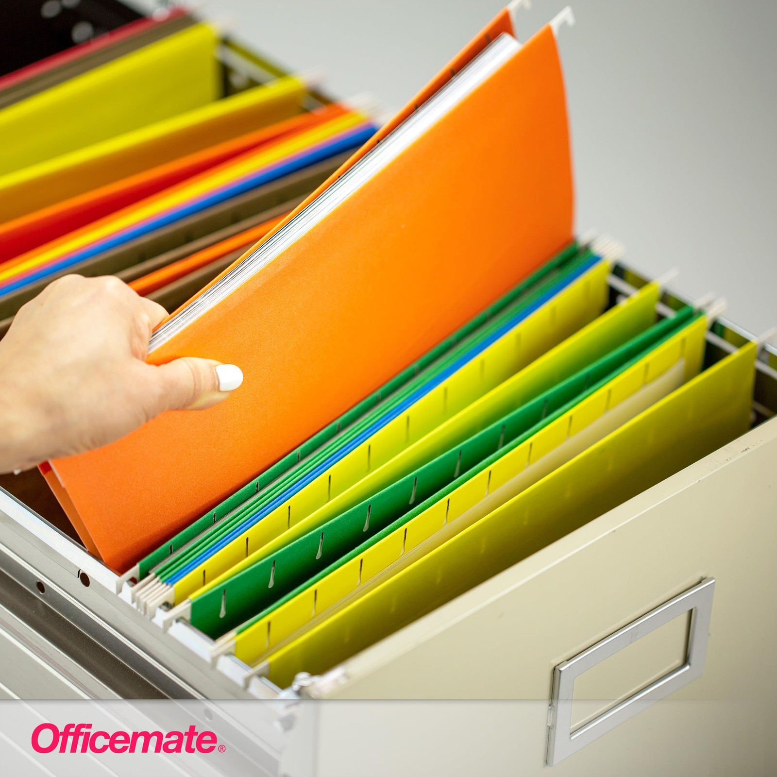 Officemate Hanging File Frame, Letter Size, Adjustable 14 To 18-Inches