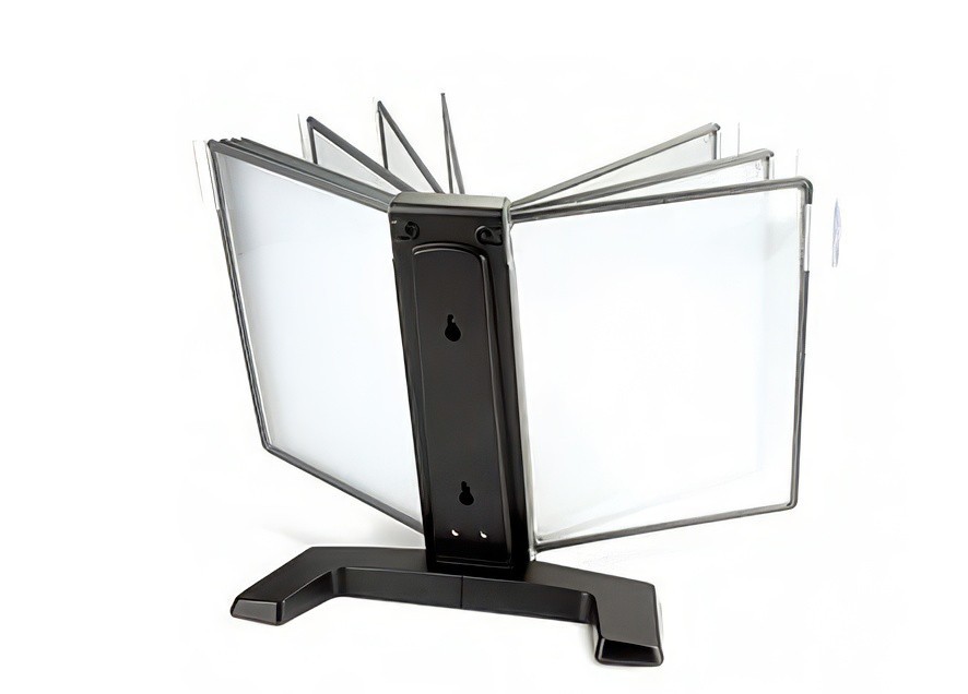Aidata Flip & Find Desktop Wall Reference Display System 10 Panels FDS005L New