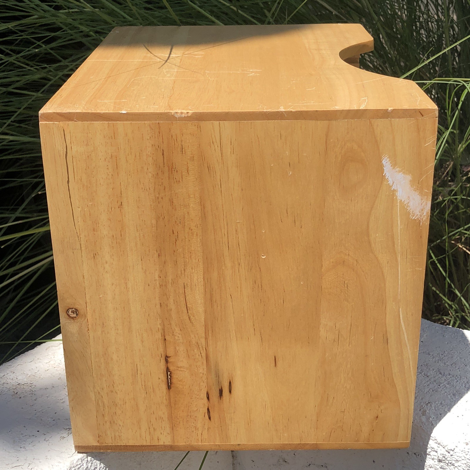 Safco Desktop Sorter Organizer Rectangular Wood Box 12.5x9x9.5 in 7 Compartments