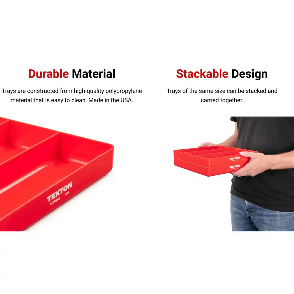 3-Compartment Organizer Tray (Black)