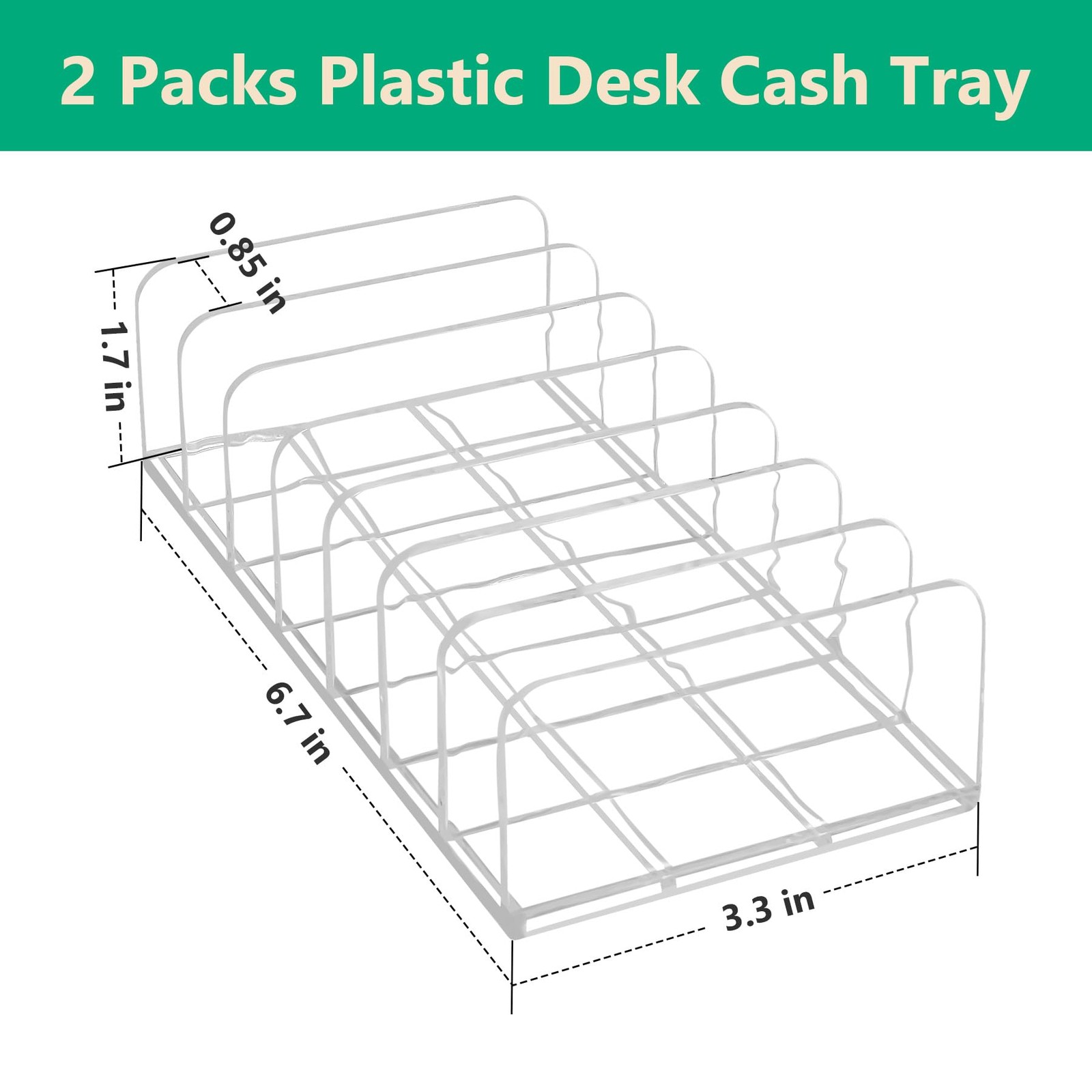 Philbinden Acrylic Mail Organizer 2 Pks