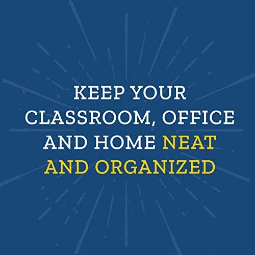 Single-Color Picture Book Classroom Library Bins with Dividers, 13.5″ x 13.5″…